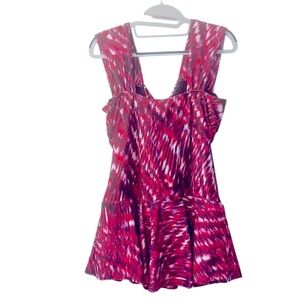 Swimsuits For All Vibrant Pink Patterned One Piece